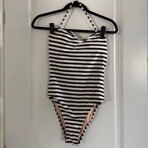 JCrew Bandeau Crossback one piece